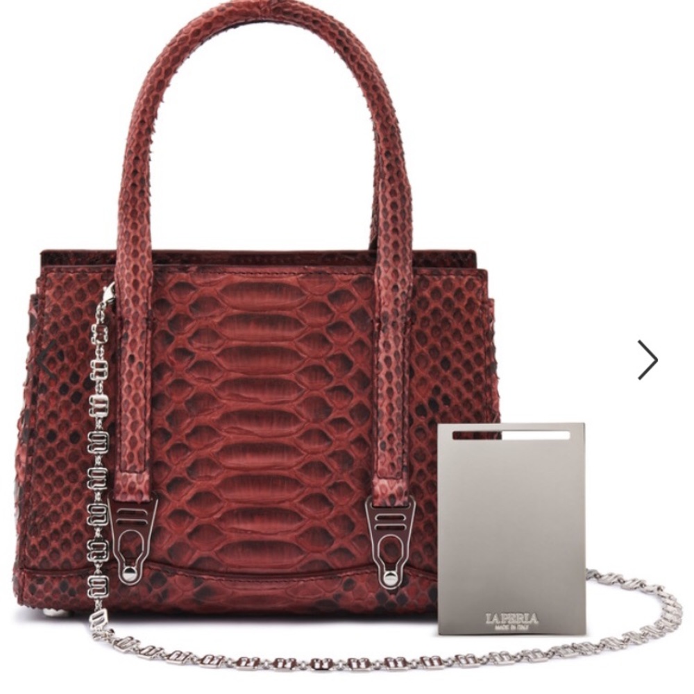 COPY - New La Perla Red Python Mini Bag